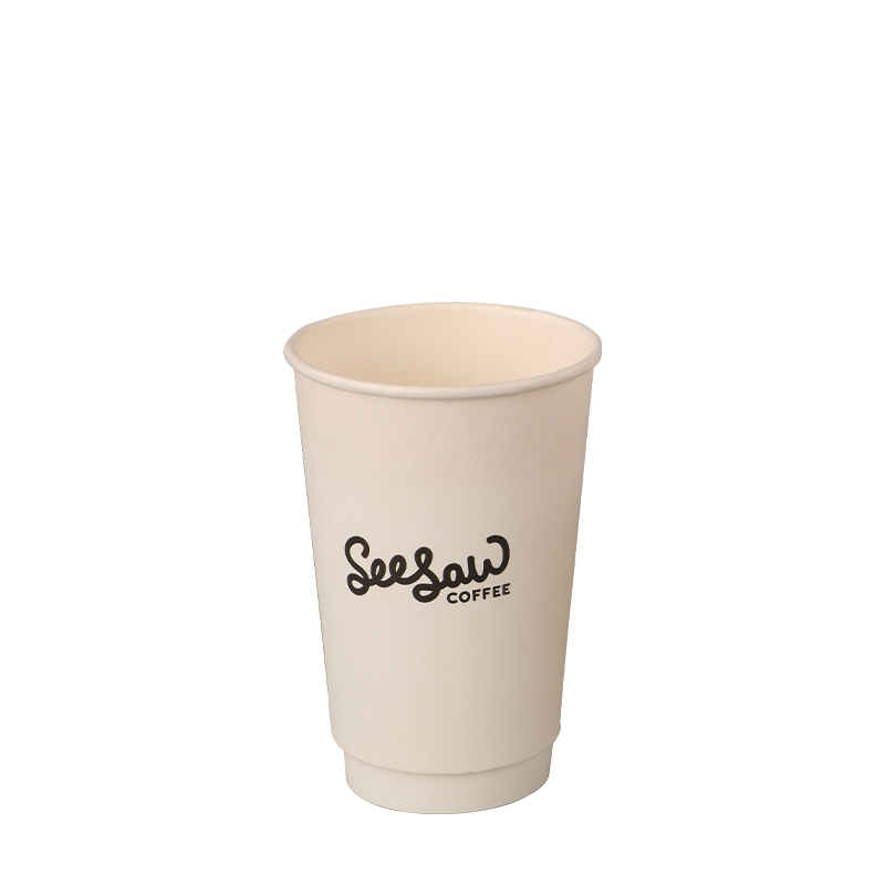 ถ้วยกระดาษกาแฟร้อนผนังคู่ขนาด 6 ออนซ์